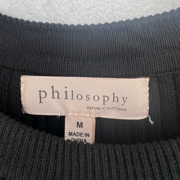 Philosophy. Ribbed Sweater - Picture 4 of 4